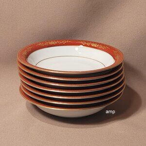 Noritake Goldhill 6613 (Lot of 7) Fruit Dessert Bowls (5 1/2") EXCELLENT!